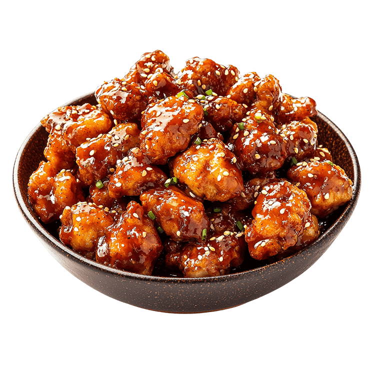 Delicious Sesame Chicken in a Bowl